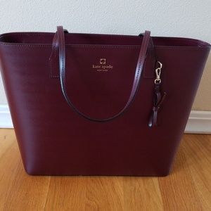 Kate Spade Burgundy Tote